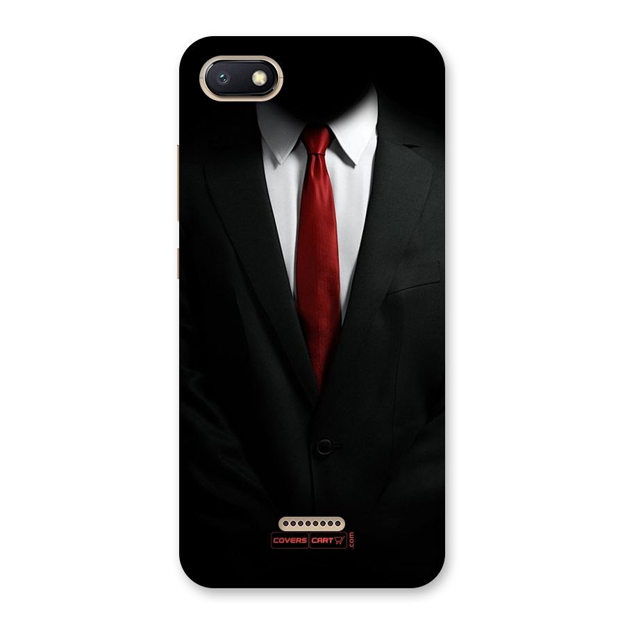 Classic Suit Back Case for Redmi 6A