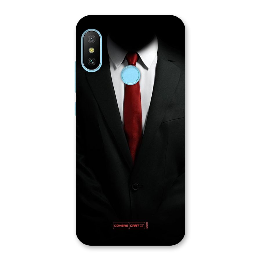 Classic Suit Back Case for Redmi 6 Pro