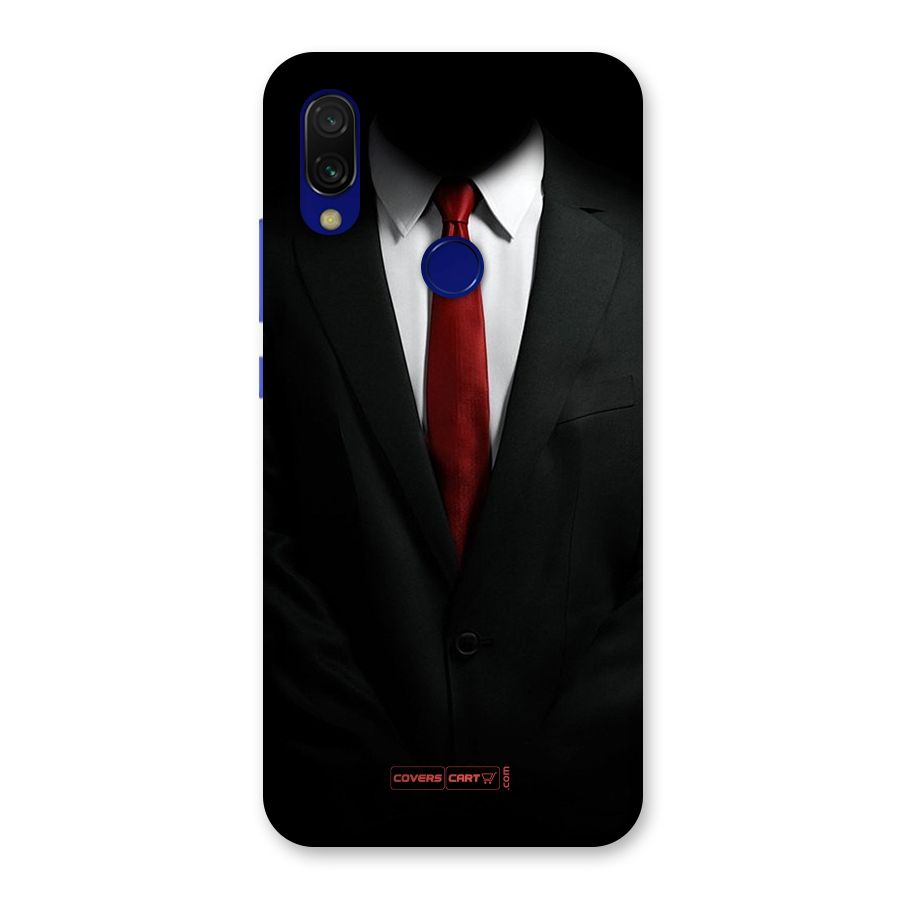 Classic Suit Back Case for Redmi 7