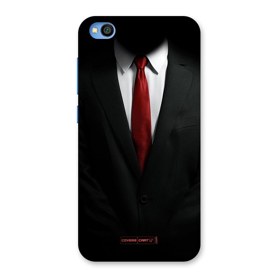 Classic Suit Back Case for Redmi Go