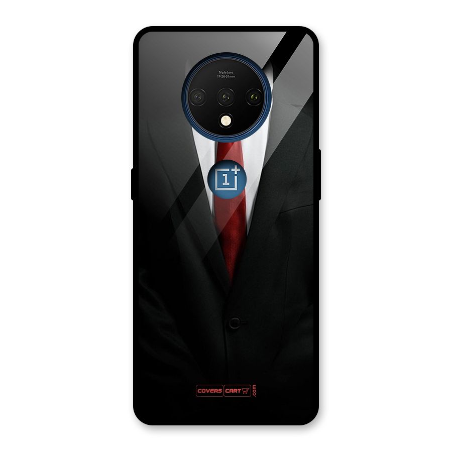 Classic Suit Glass Back Case for OnePlus 7T