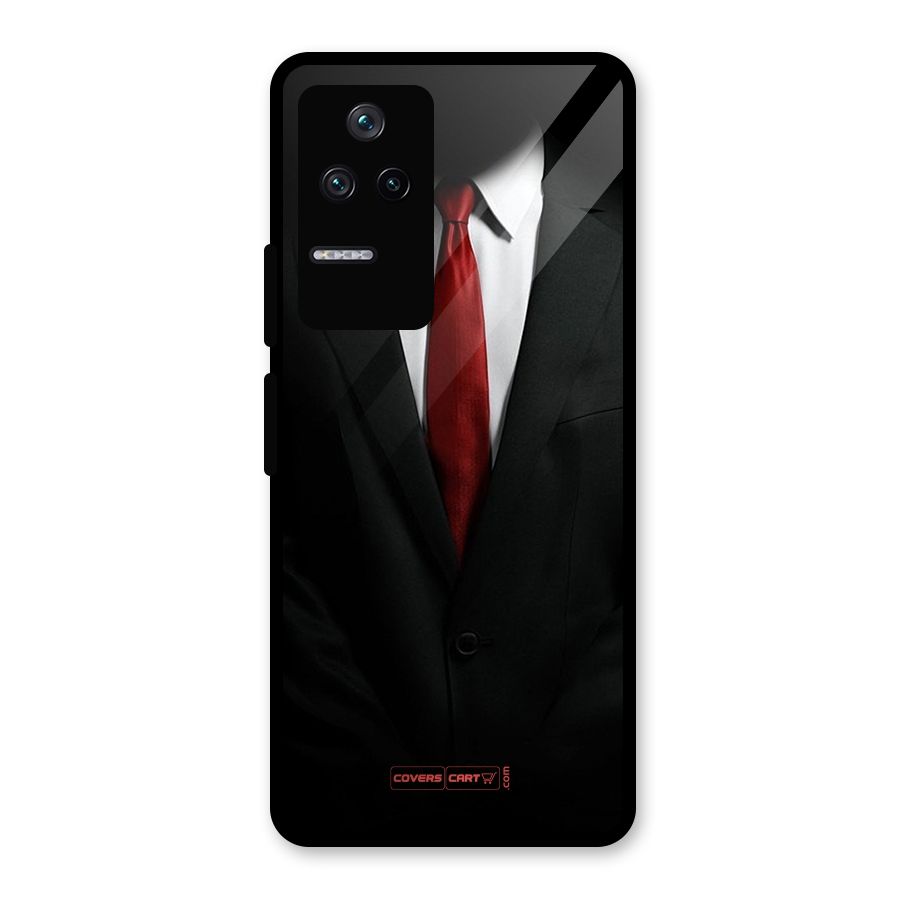 Classic Suit Glass Back Case for Poco F4 5G