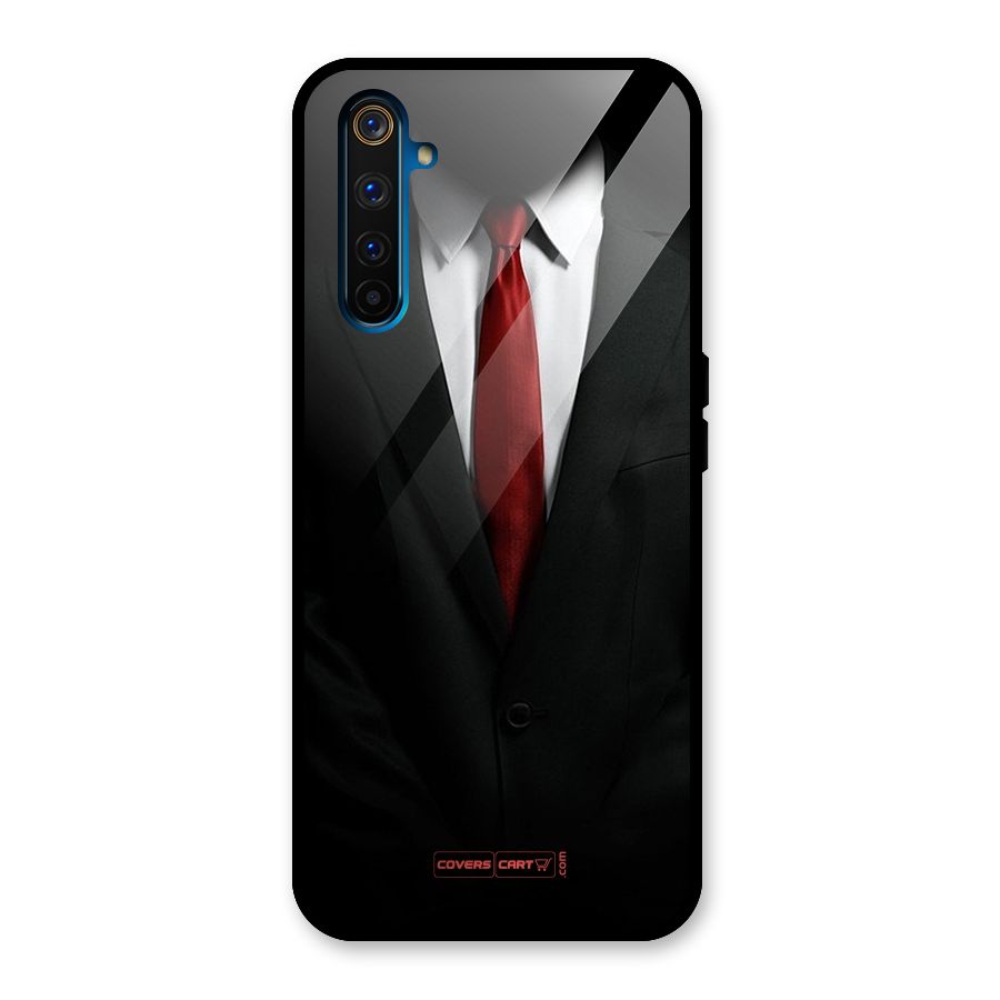 Classic Suit Glass Back Case for Realme 6 Pro