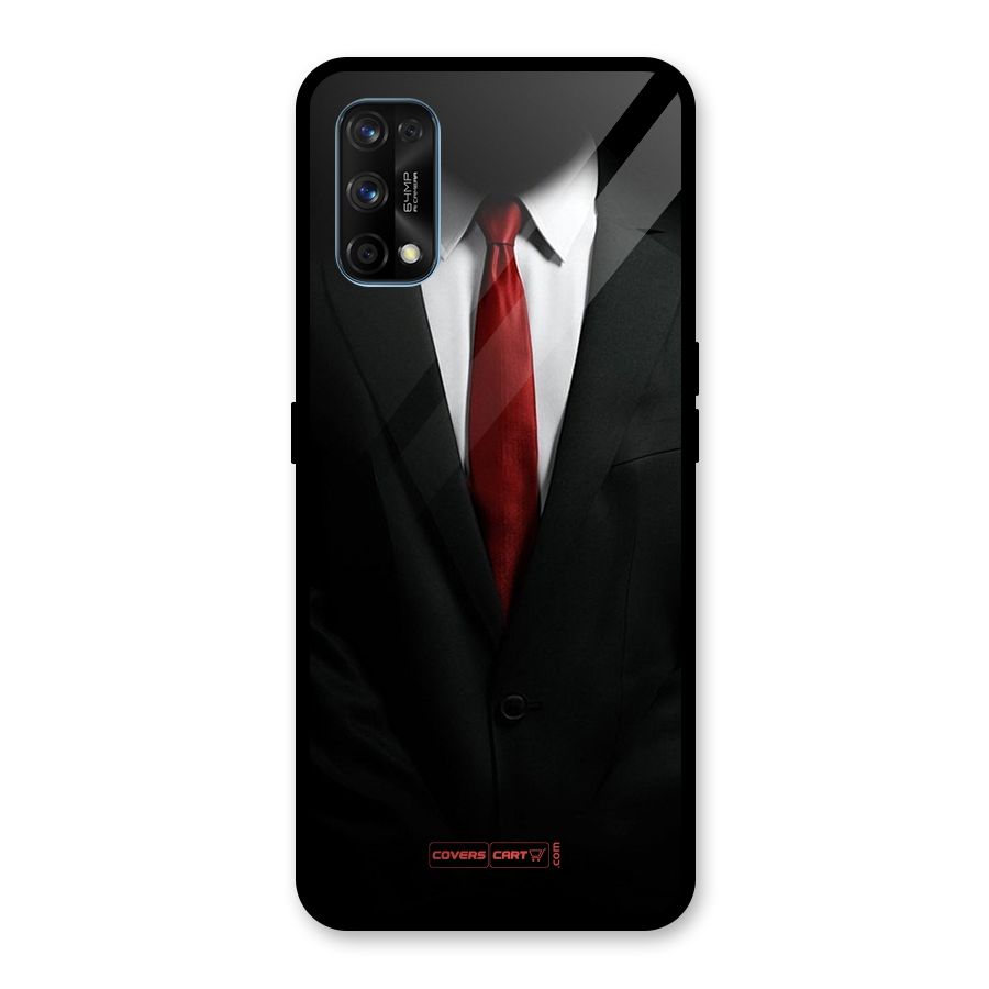 Classic Suit Glass Back Case for Realme 7 Pro