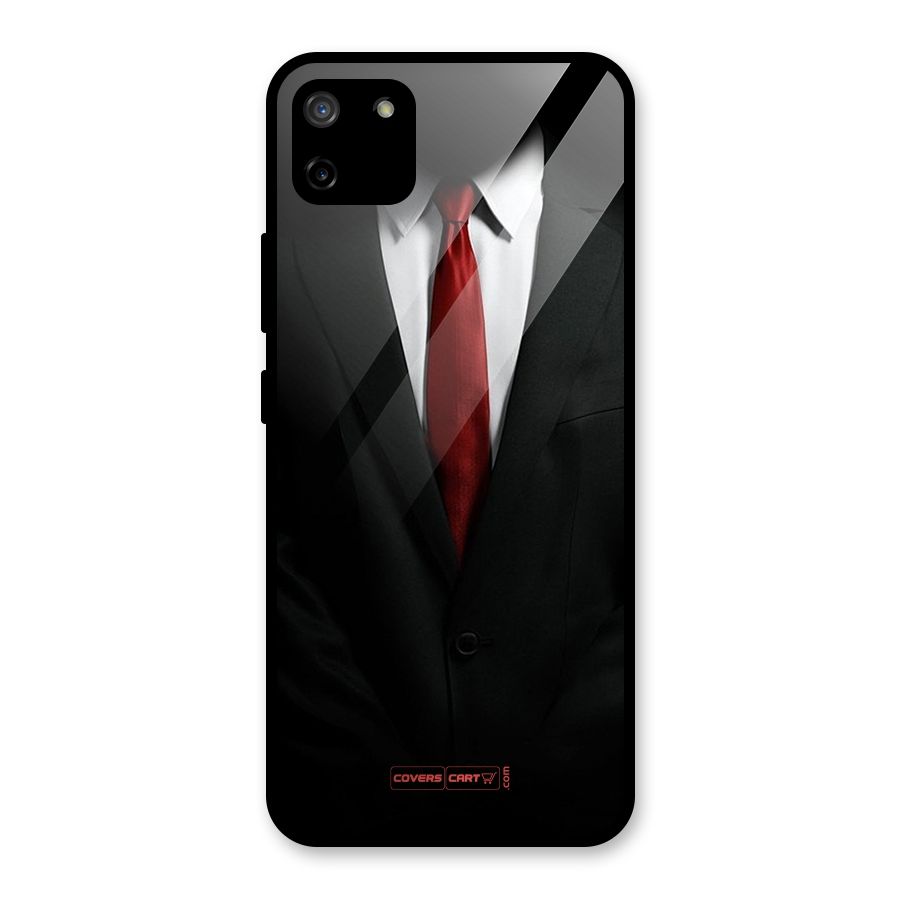 Classic Suit Glass Back Case for Realme C11