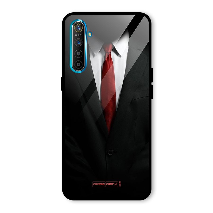 Classic Suit Glass Back Case for Realme X2