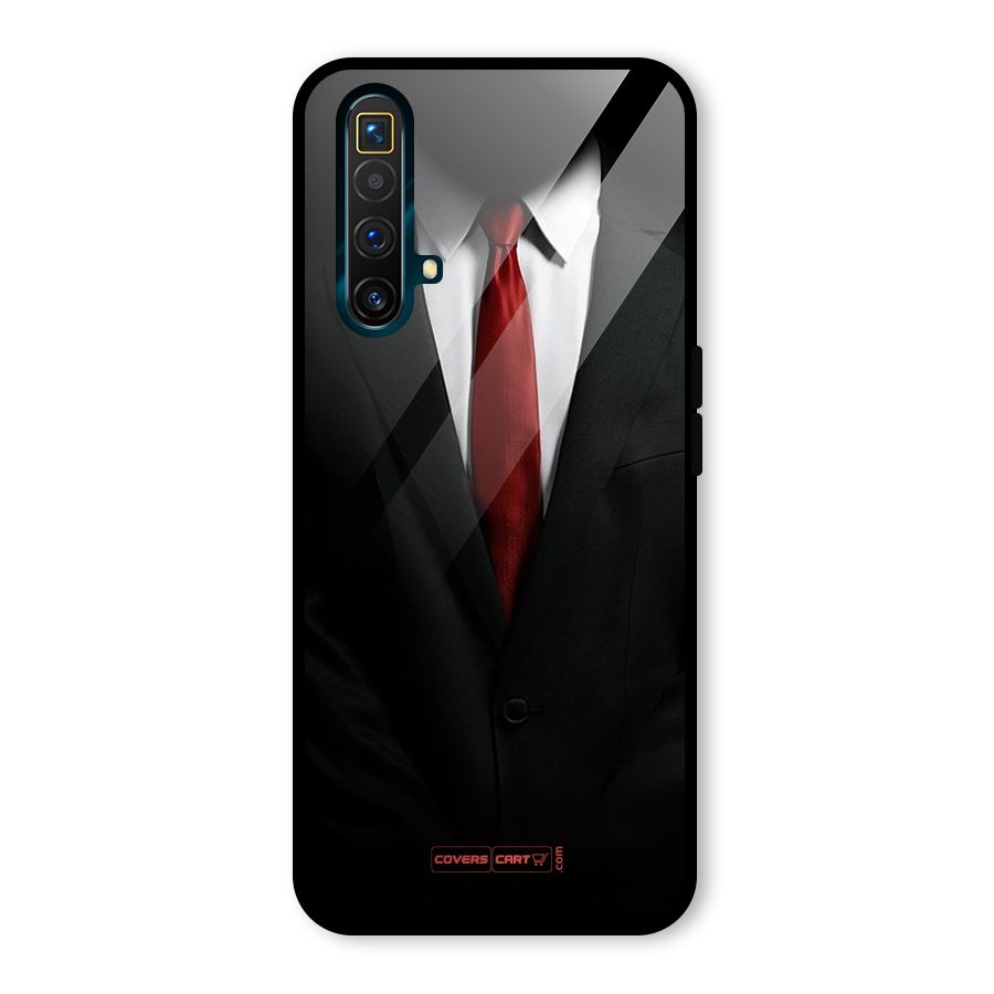 Classic Suit Glass Back Case for Realme X3 SuperZoom