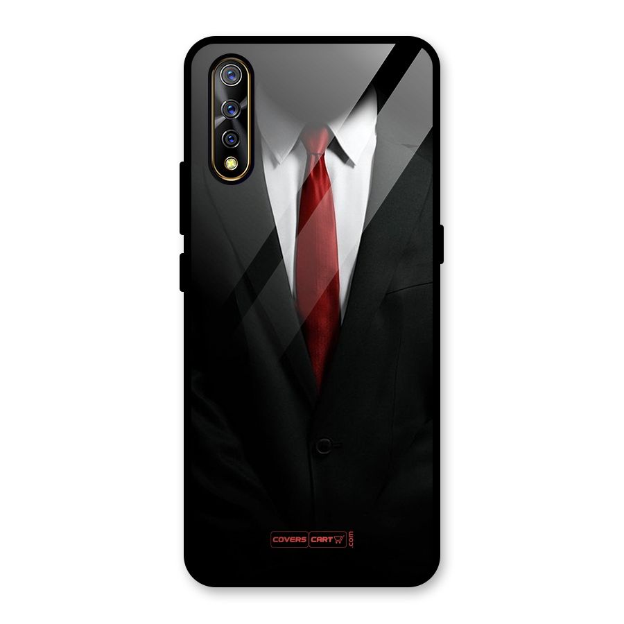 Classic Suit Glass Back Case for Vivo S1