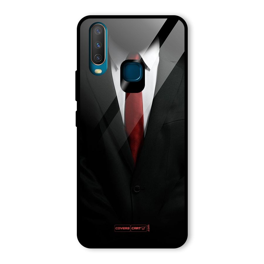 Classic Suit Glass Back Case for Vivo U10