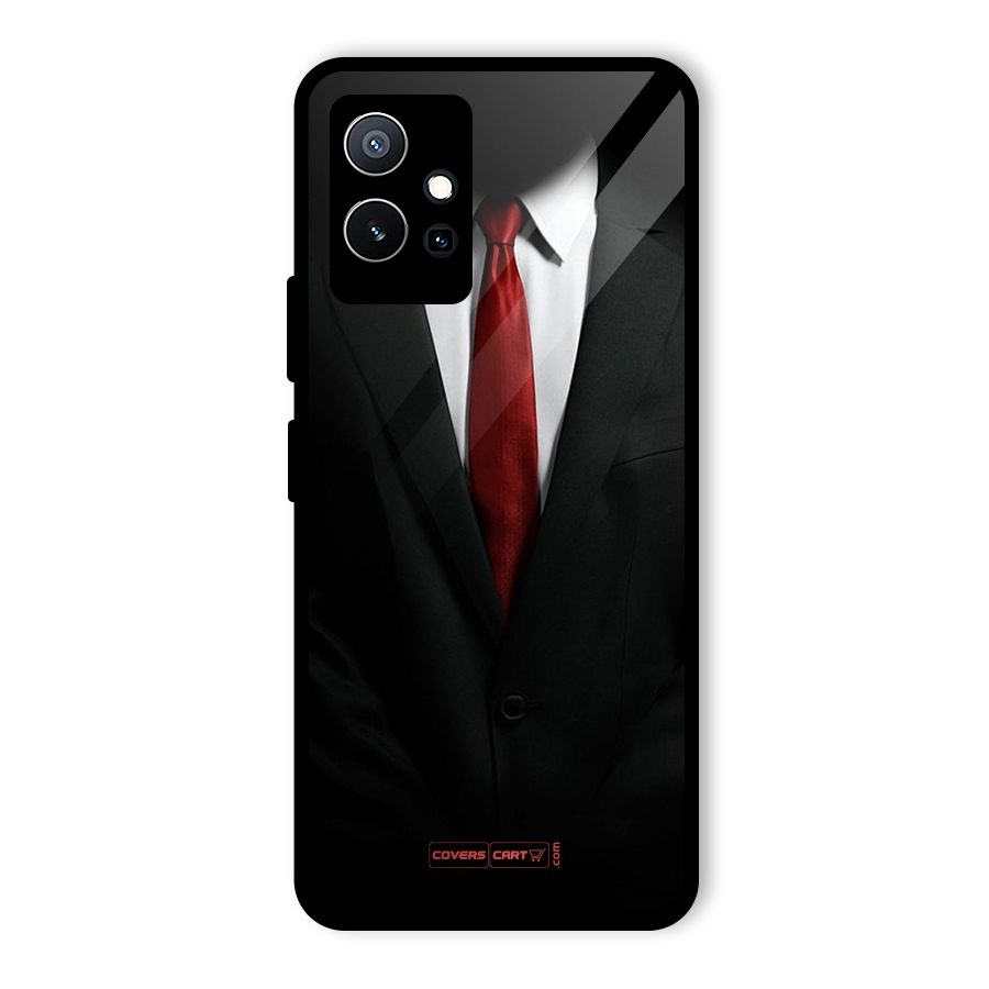 Classic Suit Glass Back Case for Vivo Y75 5G