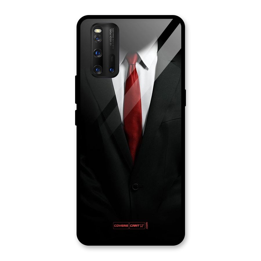 Classic Suit Glass Back Case for Vivo iQOO 3
