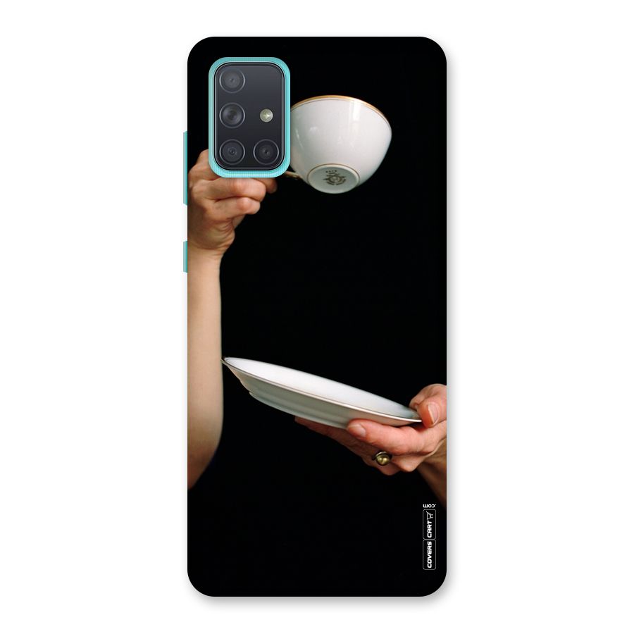 Classic Tea Cup Back Case for Galaxy A71