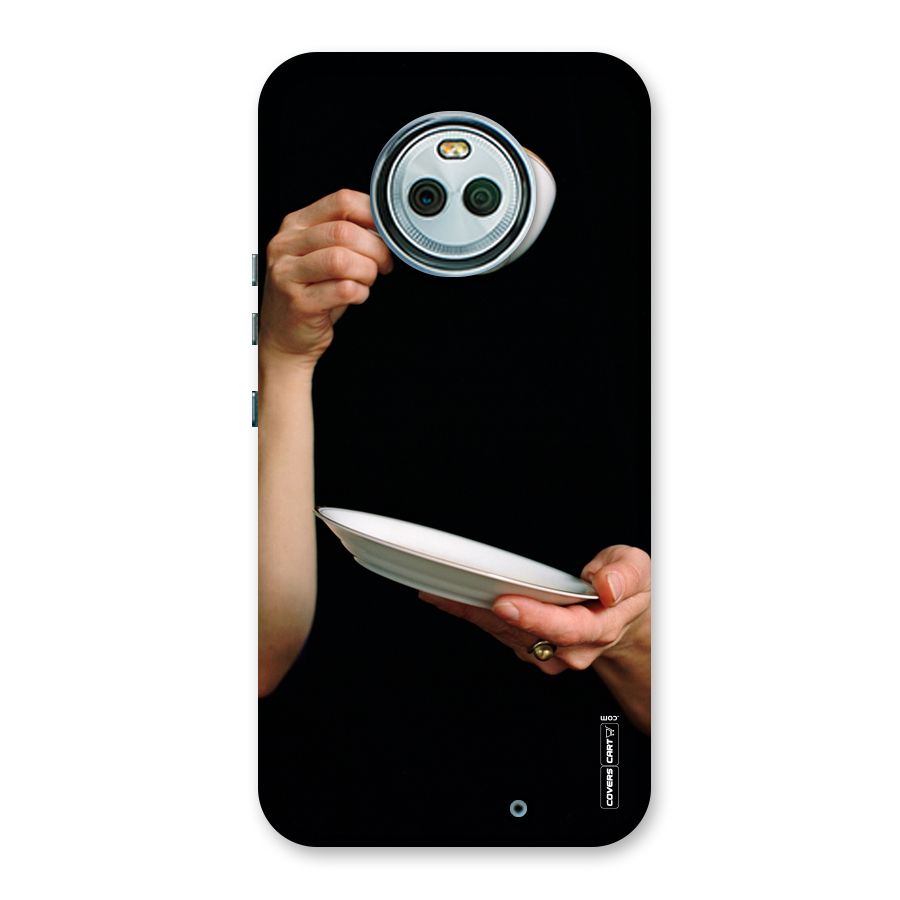 Classic Tea Cup Back Case for Moto X4