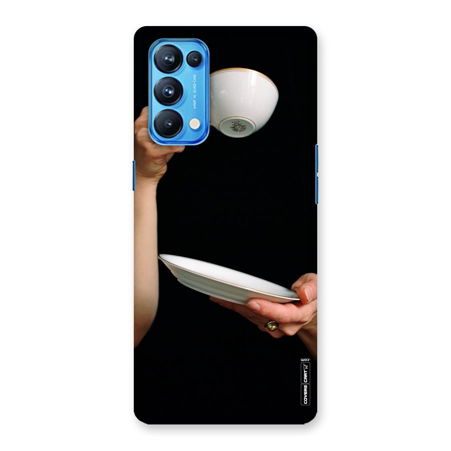 Classic Tea Cup Back Case for Oppo Reno5 Pro 5G