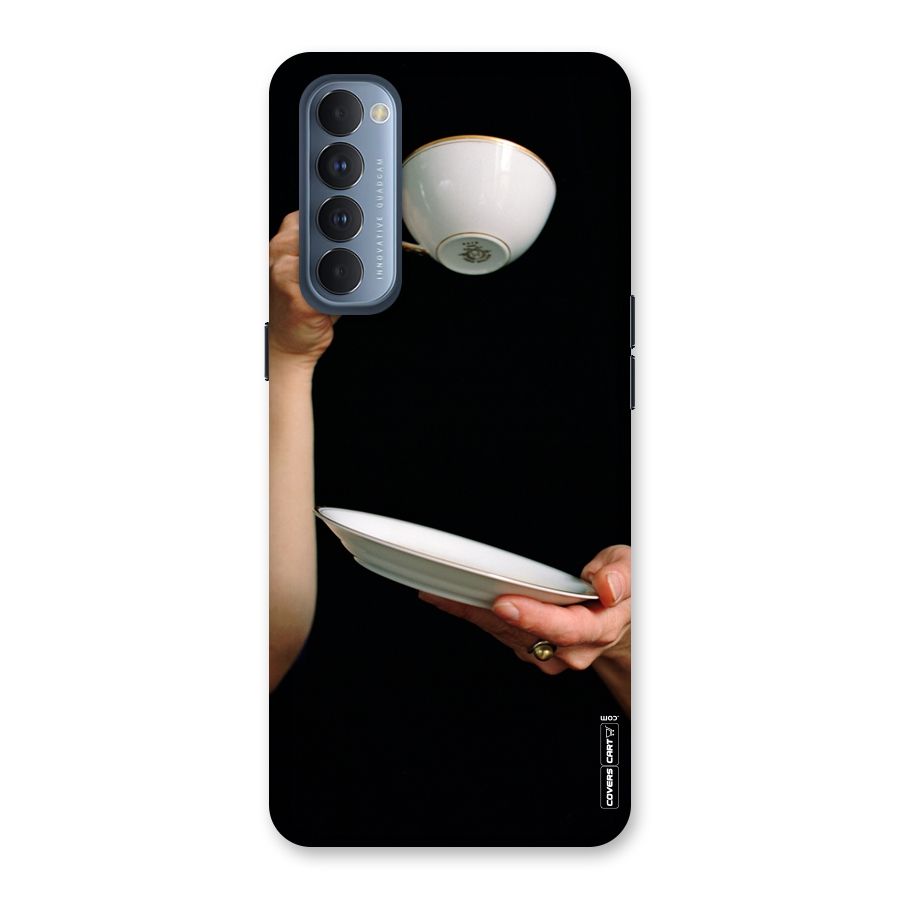 Classic Tea Cup Back Case for Reno4 Pro