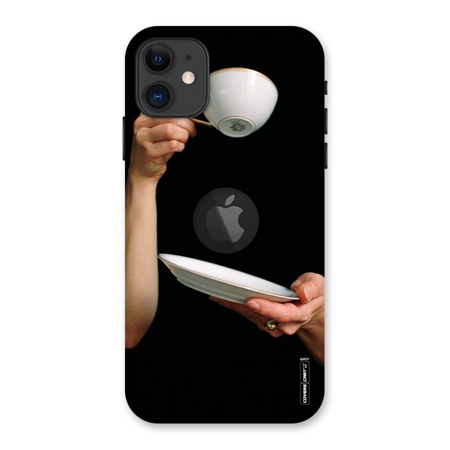 Classic Tea Cup Back Case for iPhone 11 Logo Cut