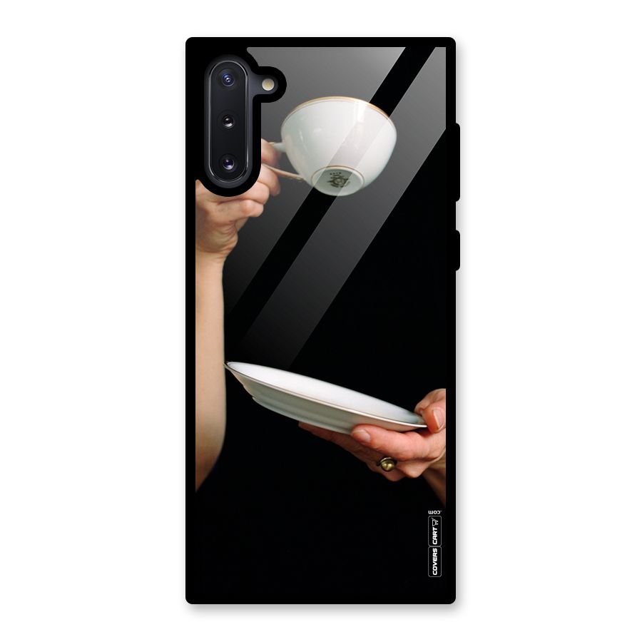 Classic Tea Cup Glass Back Case for Galaxy Note 10