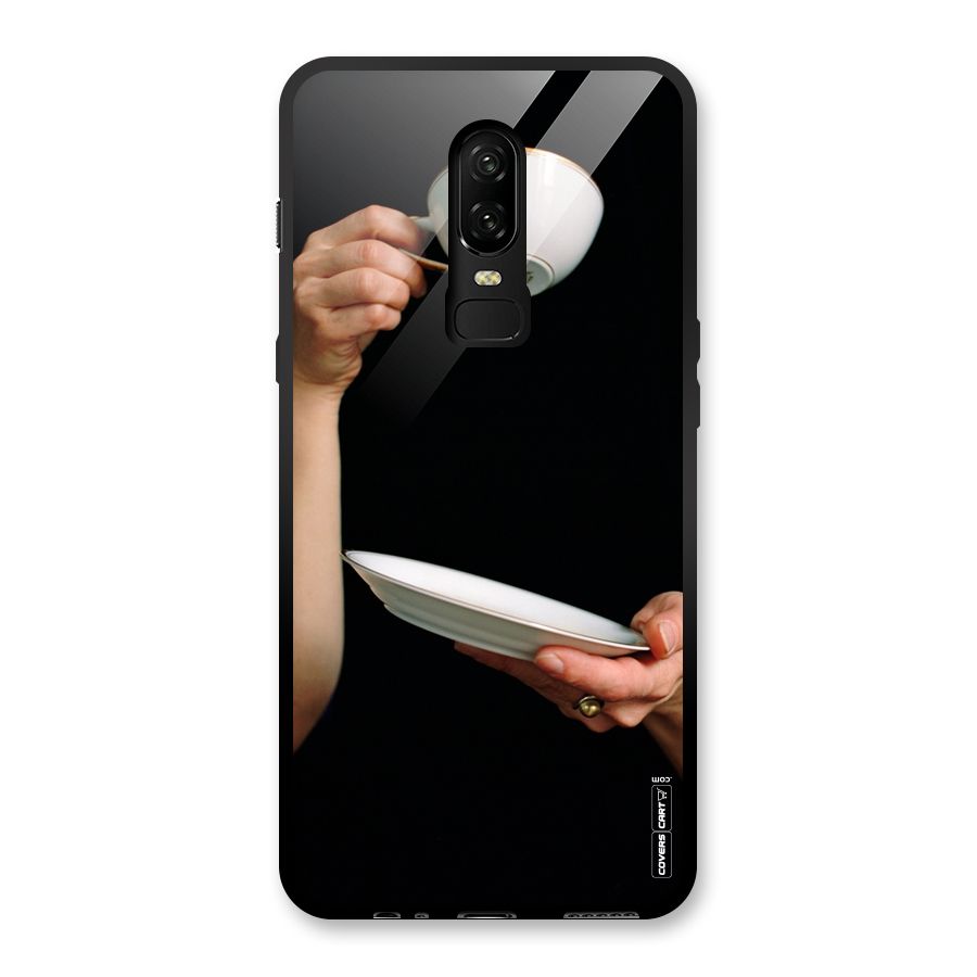 Classic Tea Cup Glass Back Case for OnePlus 6