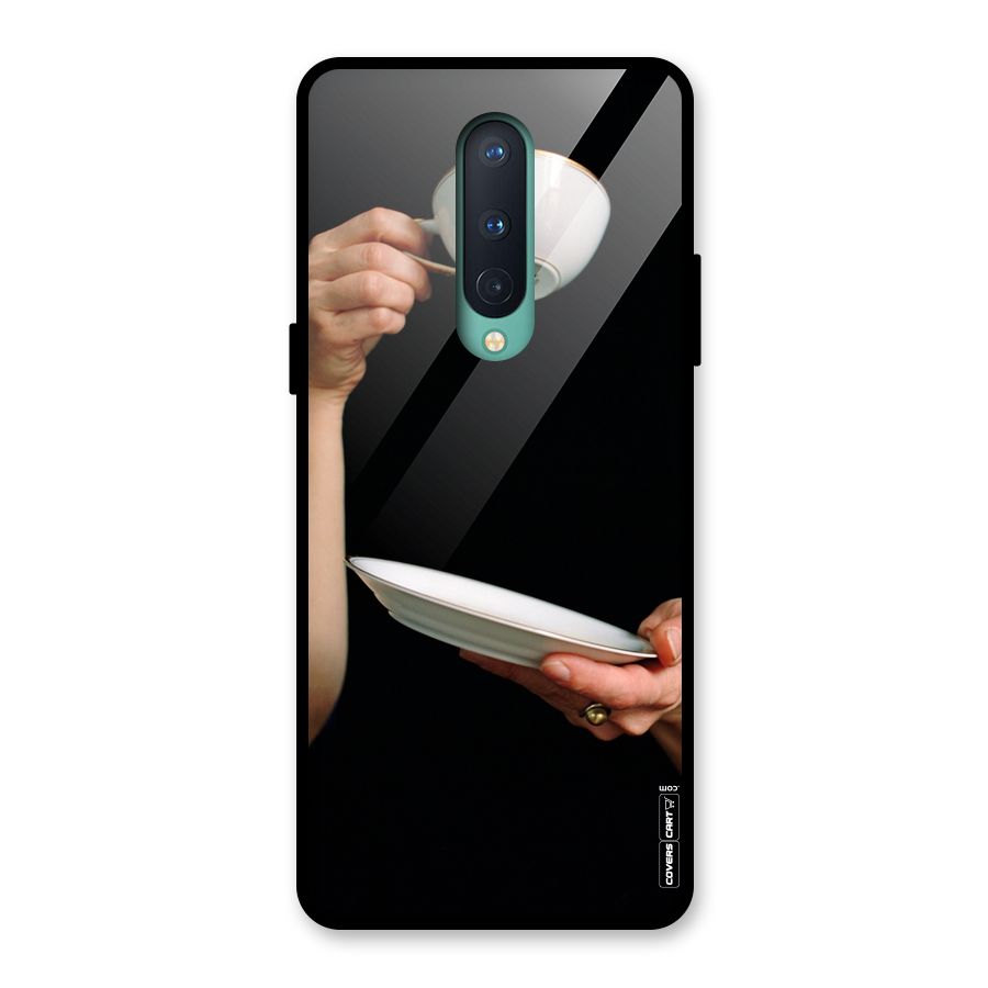 Classic Tea Cup Glass Back Case for OnePlus 8