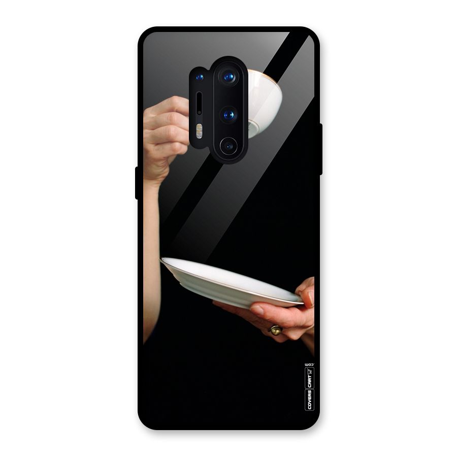 Classic Tea Cup Glass Back Case for OnePlus 8 Pro