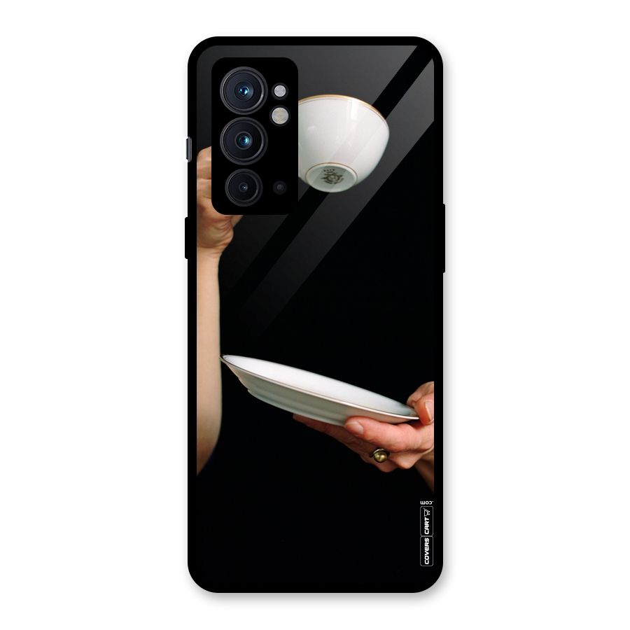 Classic Tea Cup Glass Back Case for OnePlus 9RT 5G