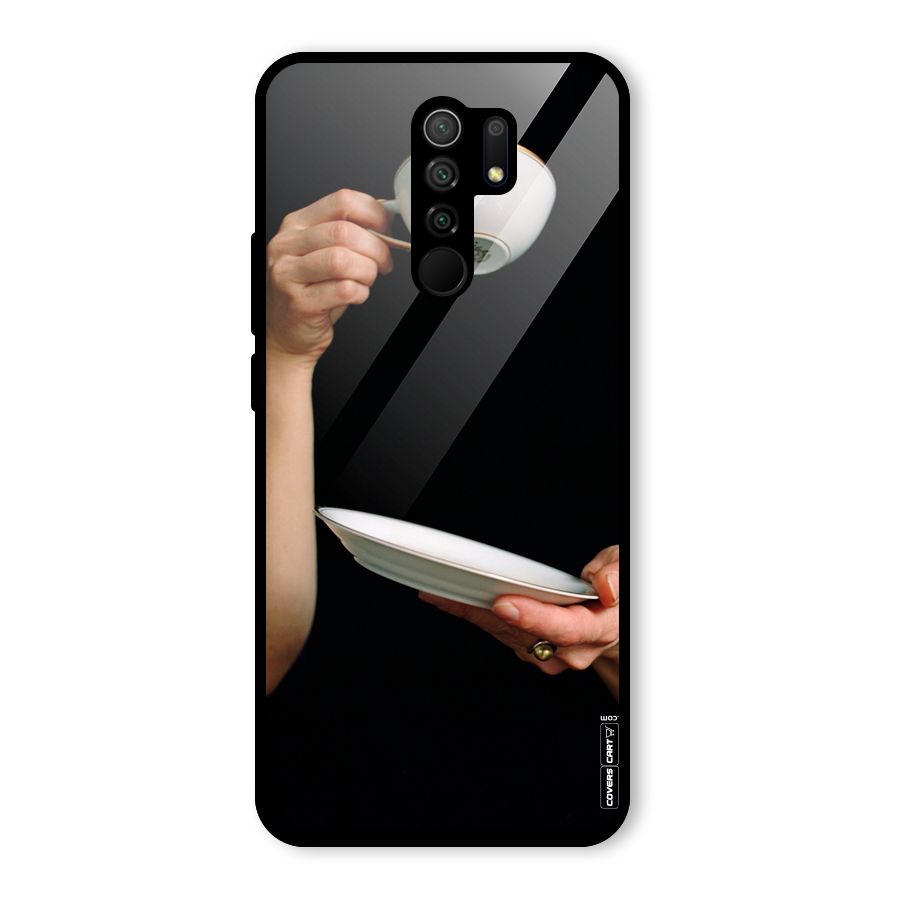 Classic Tea Cup Glass Back Case for Poco M2