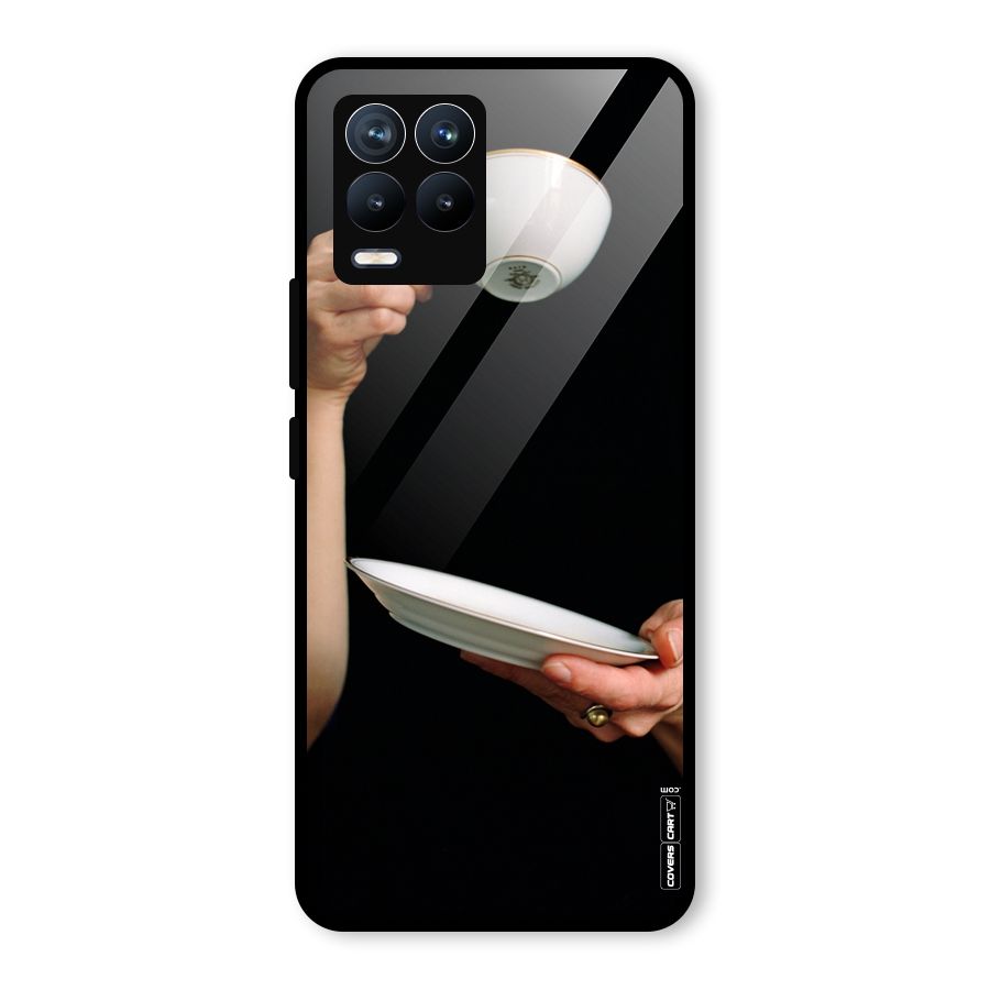 Classic Tea Cup Glass Back Case for Realme 8 Pro