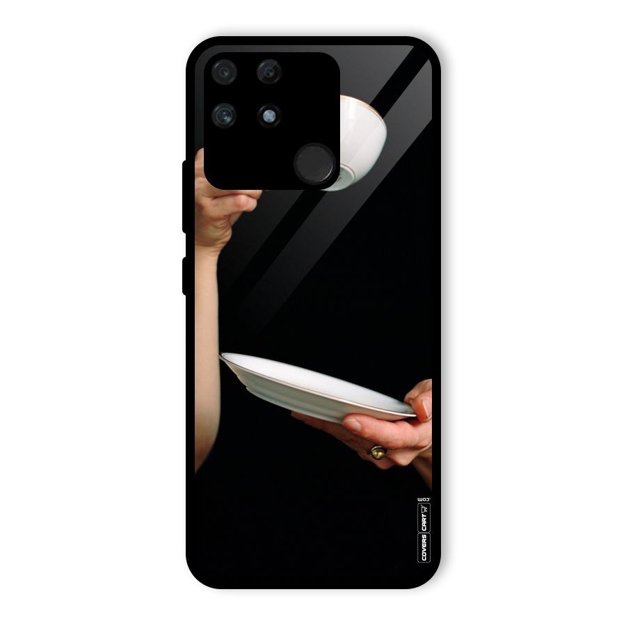Classic Tea Cup Glass Back Case for Realme Narzo 50A