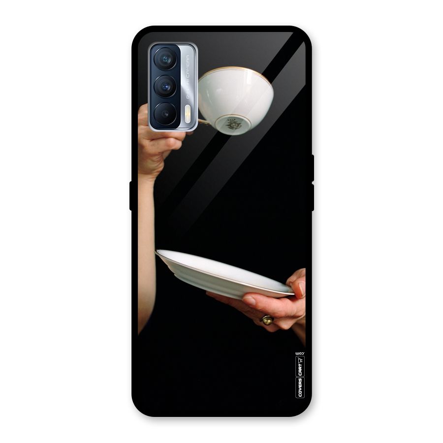 Classic Tea Cup Glass Back Case for Realme X7