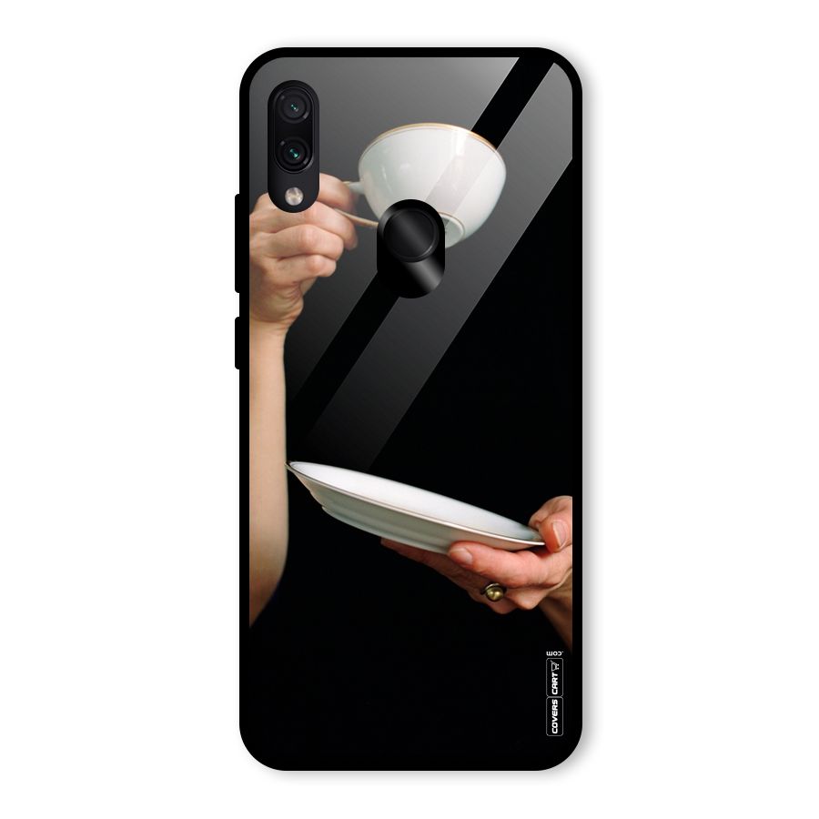 Classic Tea Cup Glass Back Case for Redmi Note 7 Pro
