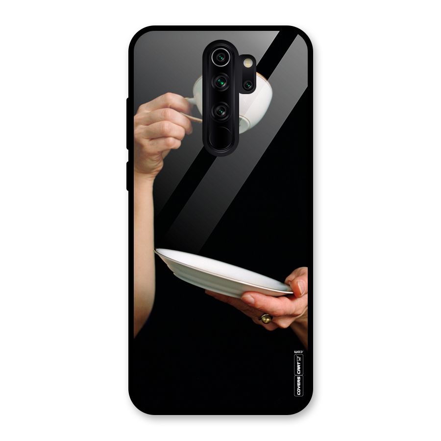 Classic Tea Cup Glass Back Case for Redmi Note 8 Pro