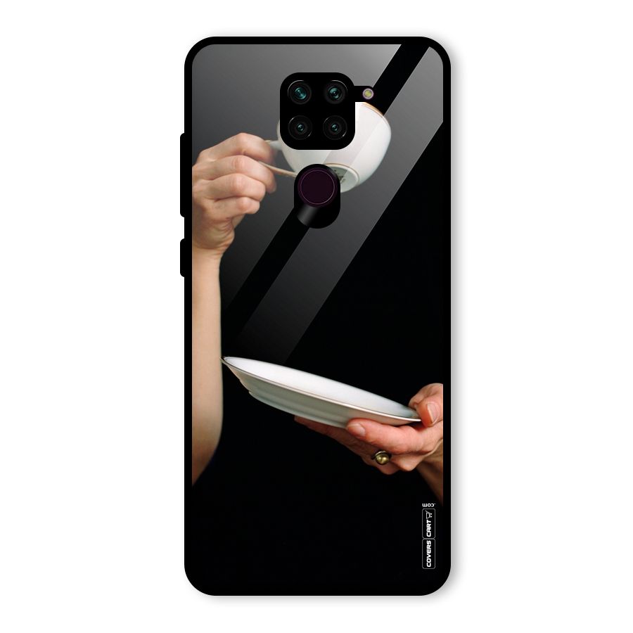 Classic Tea Cup Glass Back Case for Redmi Note 9
