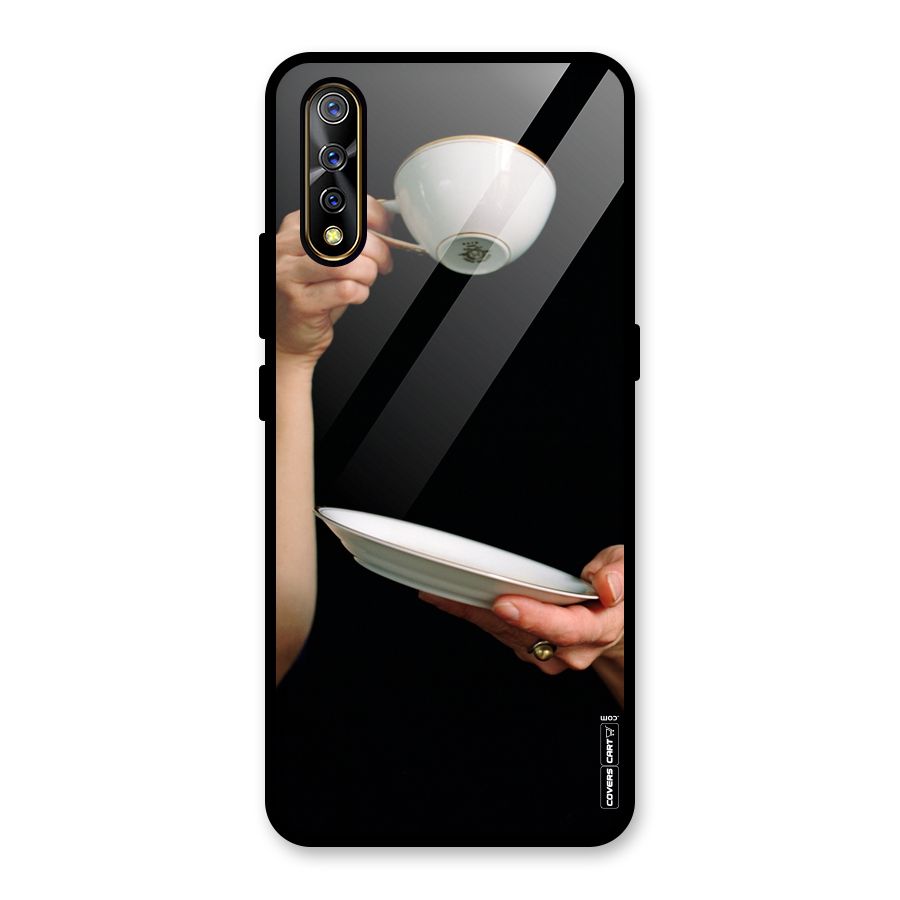 Classic Tea Cup Glass Back Case for Vivo S1