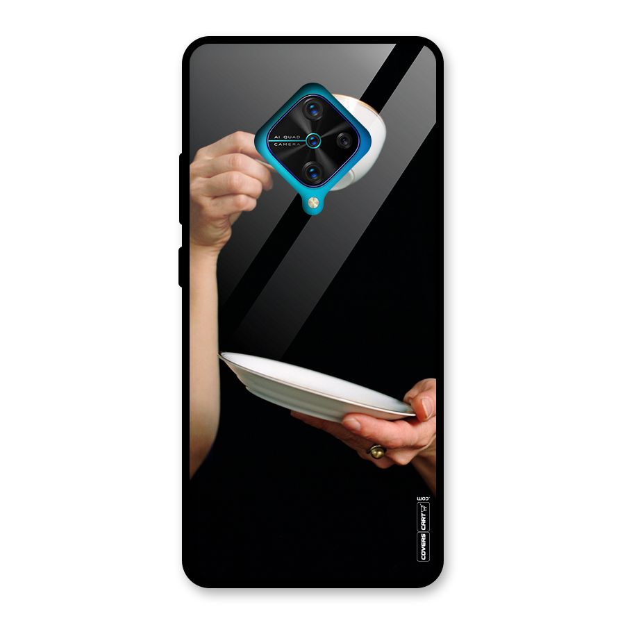 Classic Tea Cup Glass Back Case for Vivo S1 Pro