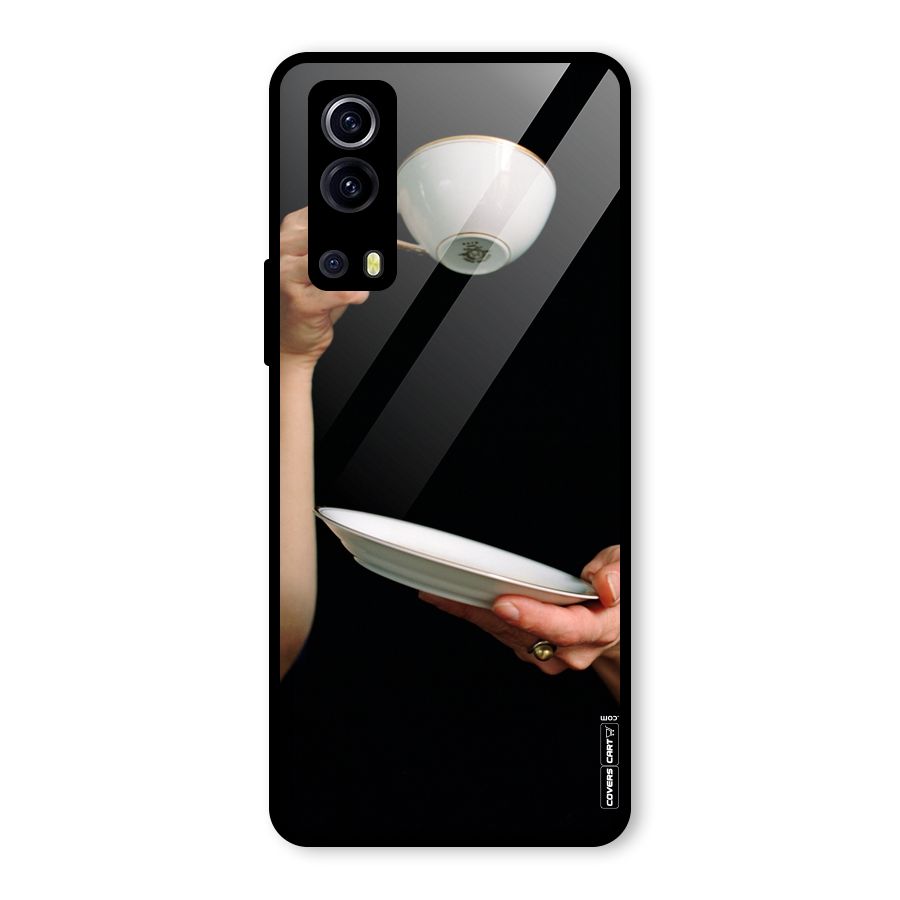 Classic Tea Cup Glass Back Case for Vivo iQOO Z3