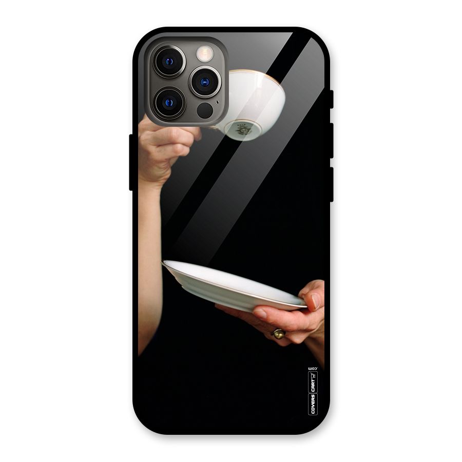 Classic Tea Cup Glass Back Case for iPhone 12 Pro