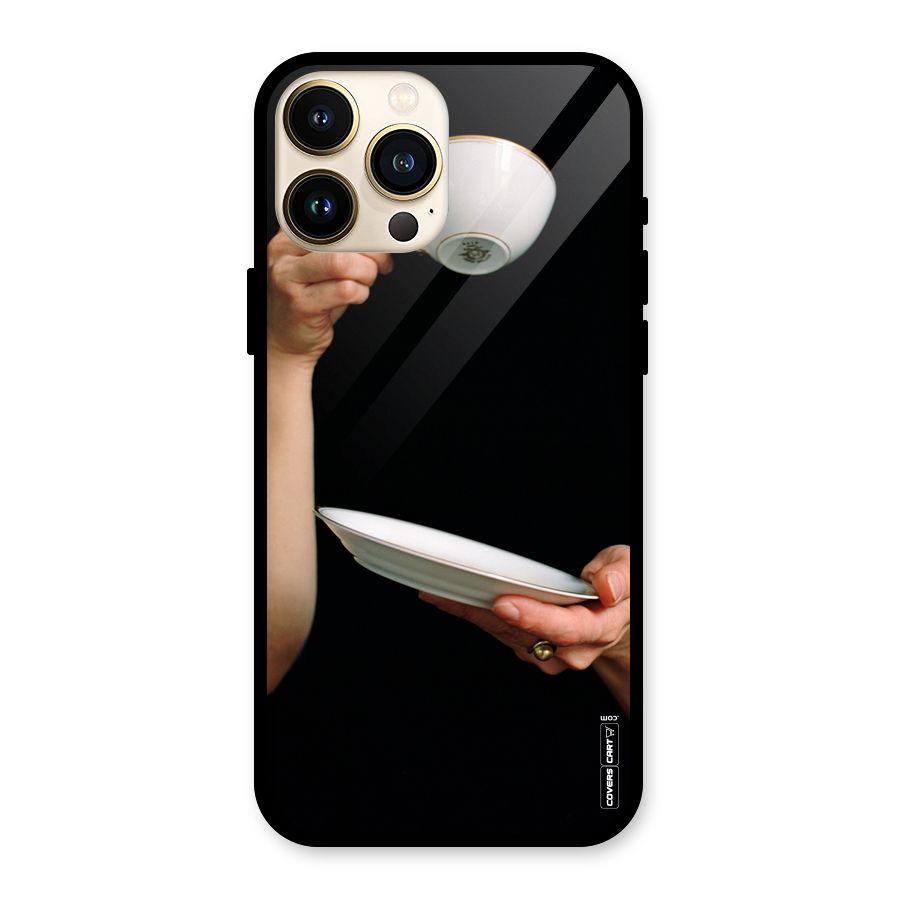 Classic Tea Cup Glass Back Case for iPhone 13 Pro Max