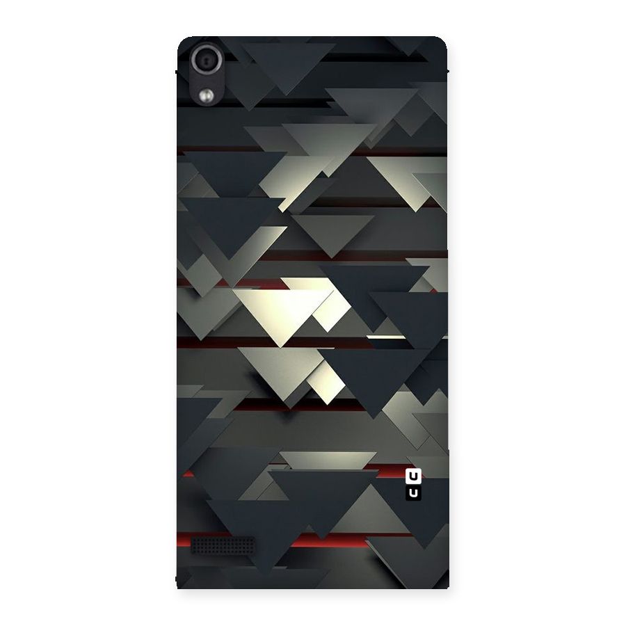 Classic Triangles Design Back Case for Ascend P6