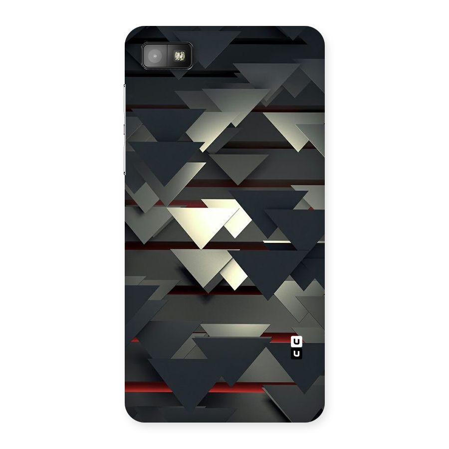 Classic Triangles Design Back Case for Blackberry Z10