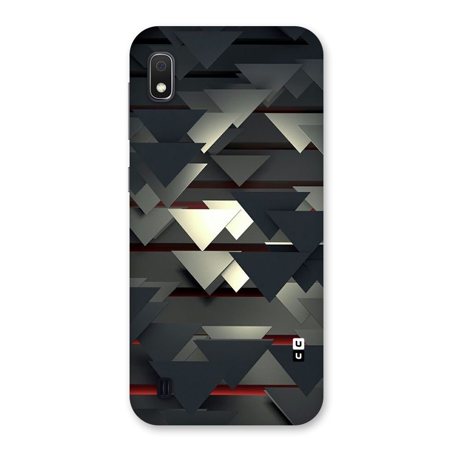 Classic Triangles Design Back Case for Galaxy A10