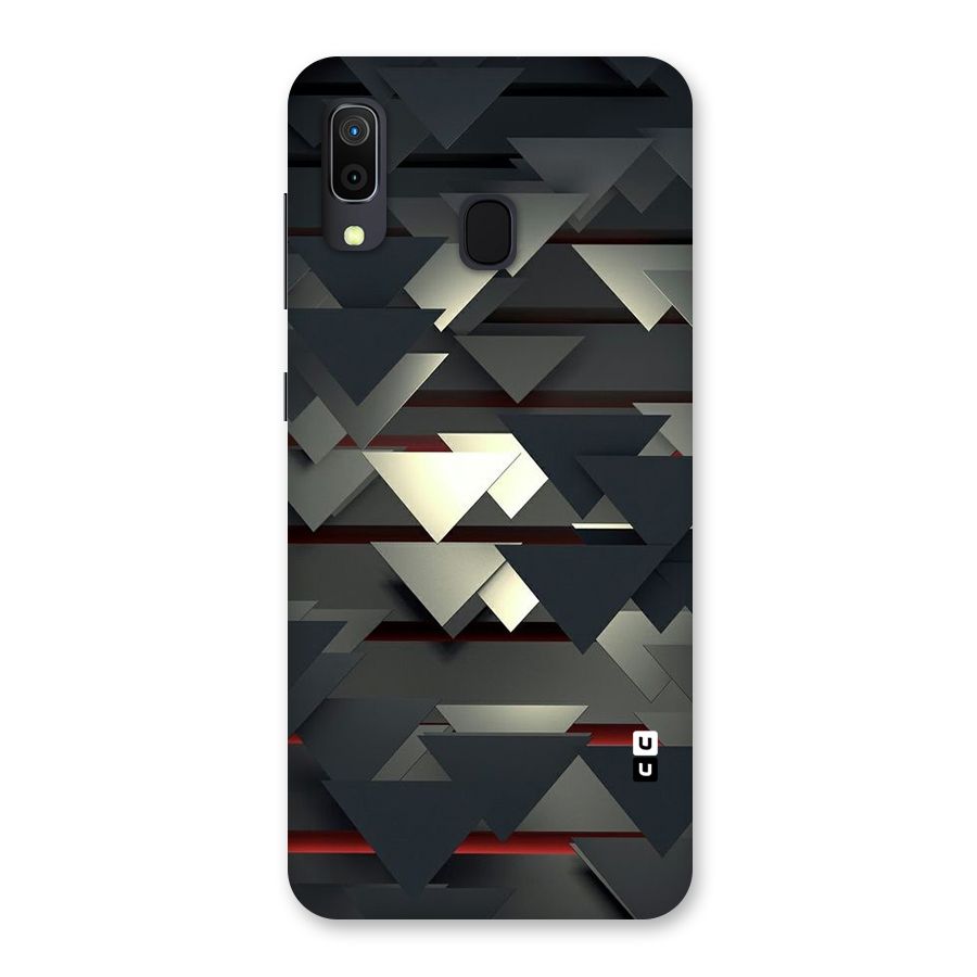 Classic Triangles Design Back Case for Galaxy A30