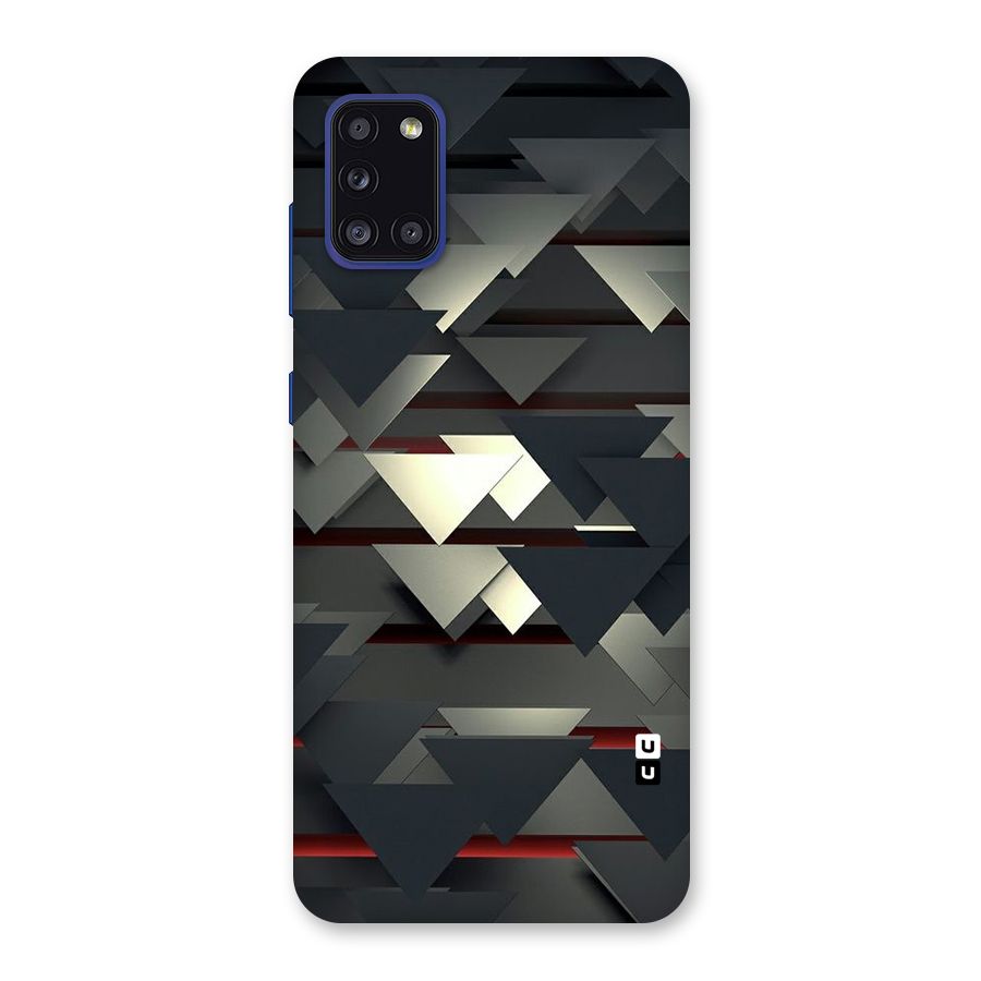 Classic Triangles Design Back Case for Galaxy A31