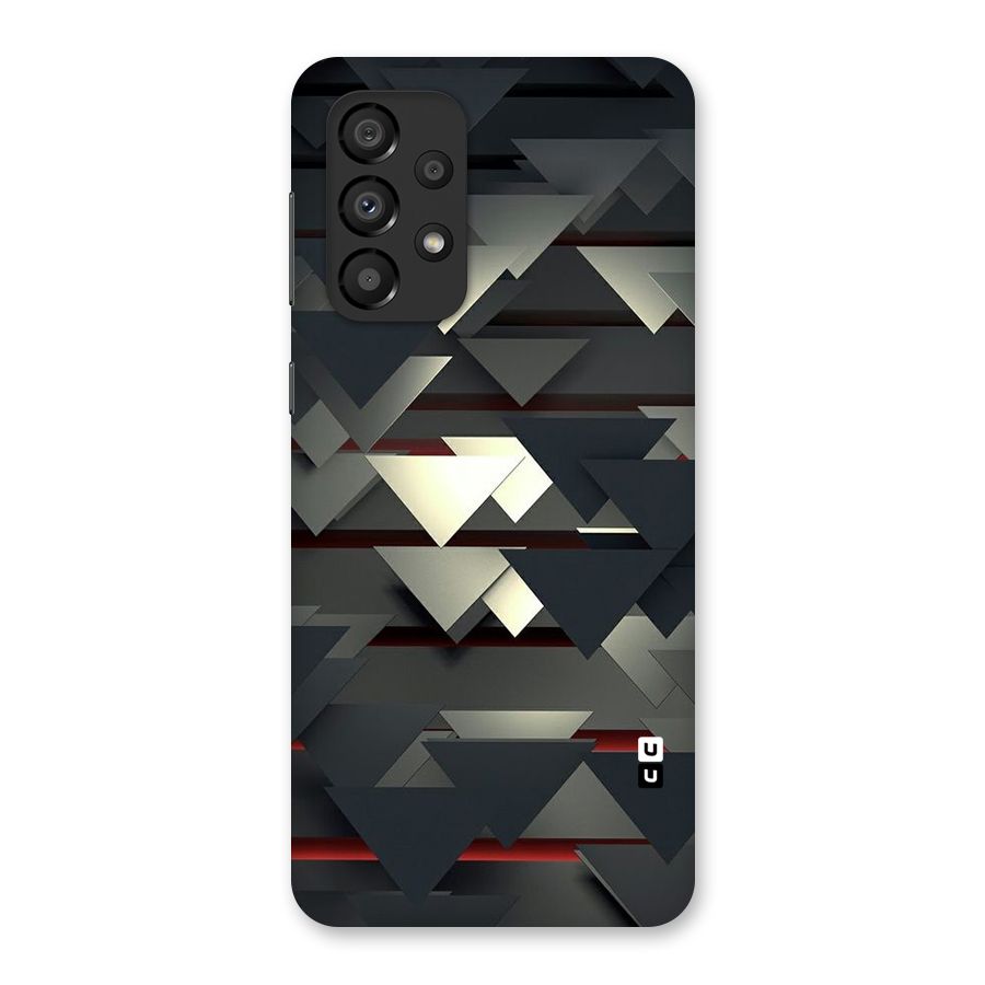 Classic Triangles Design Back Case for Galaxy A33 5G