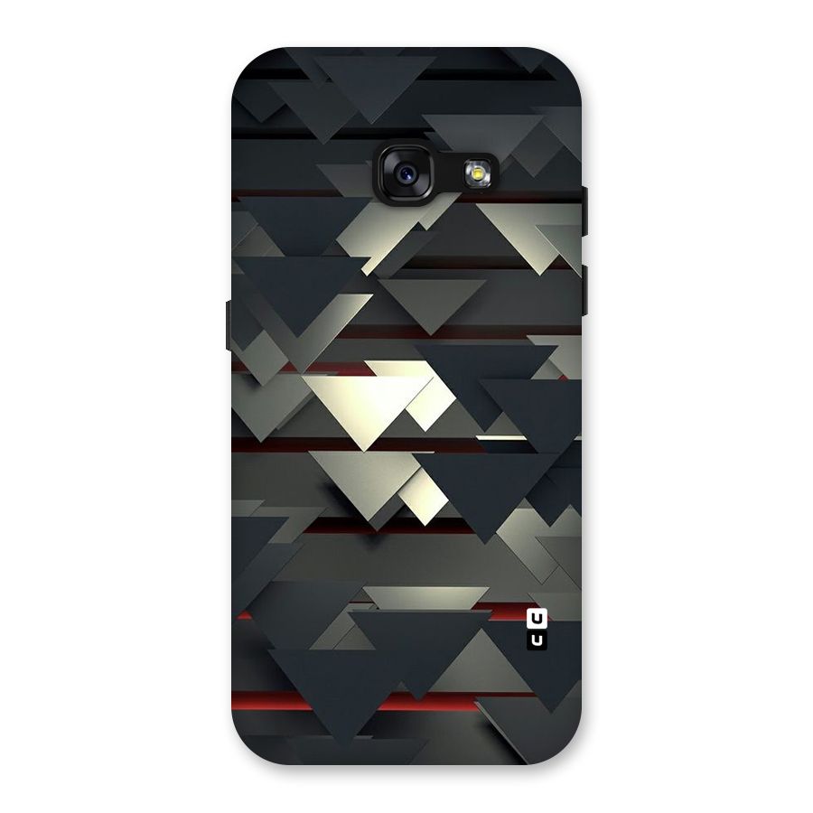 Classic Triangles Design Back Case for Galaxy A3 (2017)