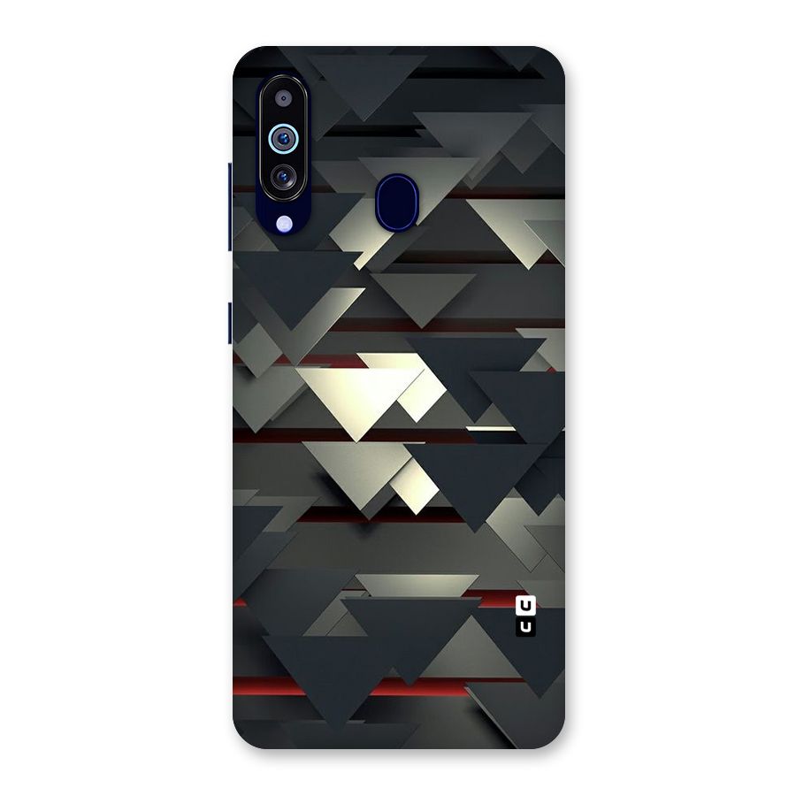 Classic Triangles Design Back Case for Galaxy A60