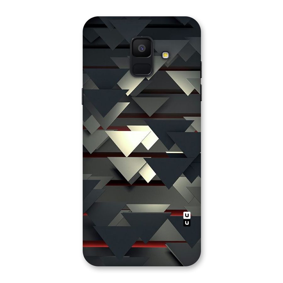 Classic Triangles Design Back Case for Galaxy A6 (2018)
