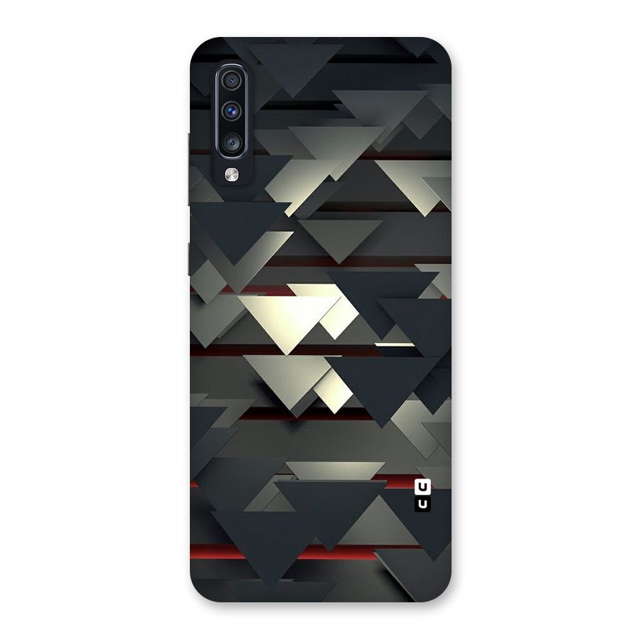Classic Triangles Design Back Case for Galaxy A70