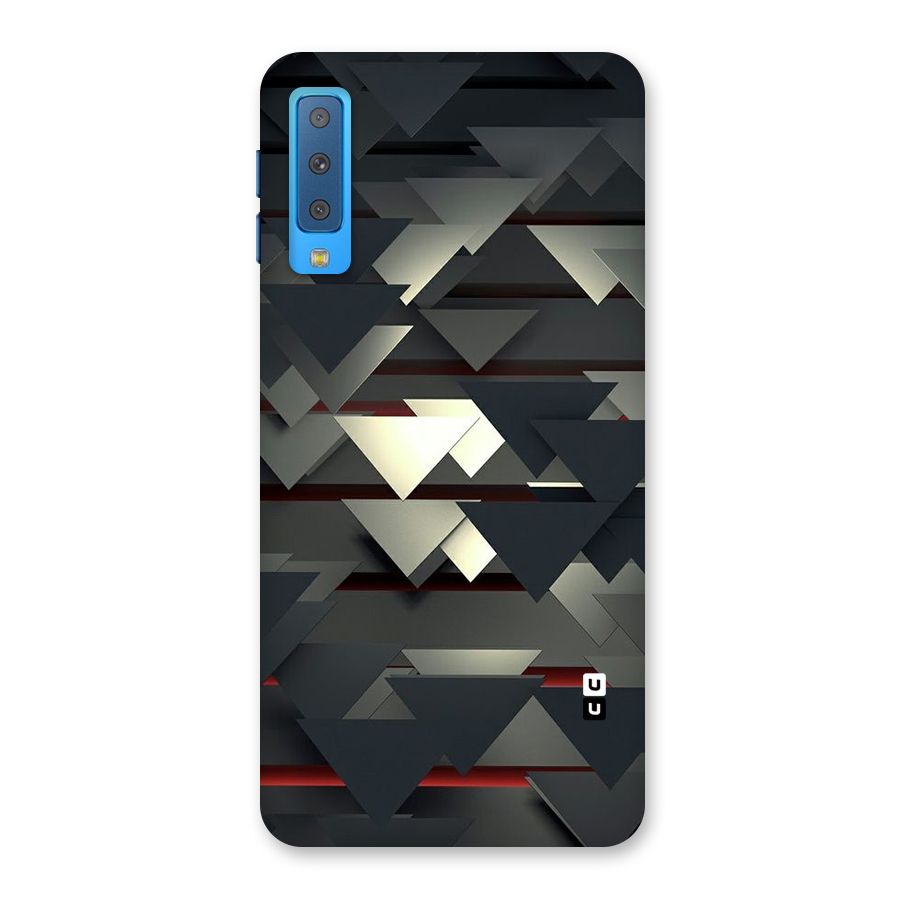 Classic Triangles Design Back Case for Galaxy A7 (2018)