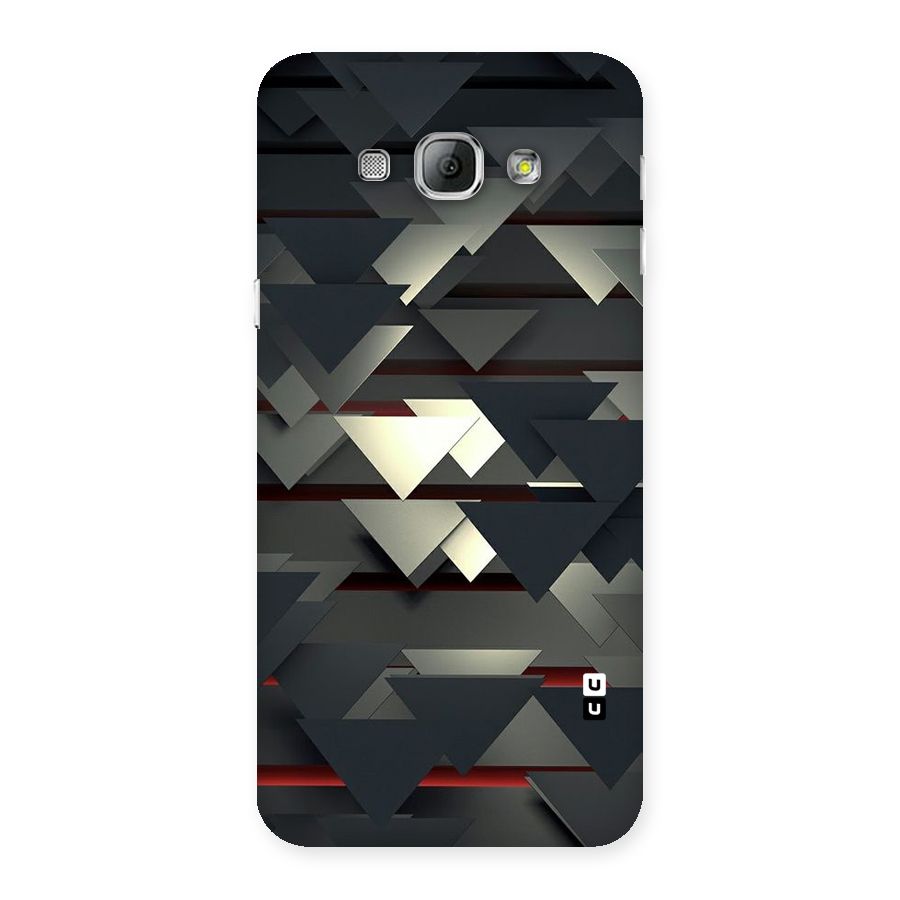 Classic Triangles Design Back Case for Galaxy A8