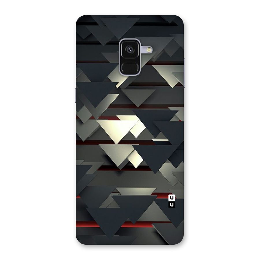 Classic Triangles Design Back Case for Galaxy A8 Plus